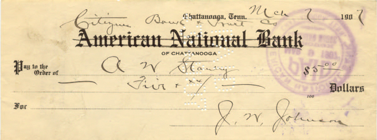 Citizens Bank & Trust Co X out American NB